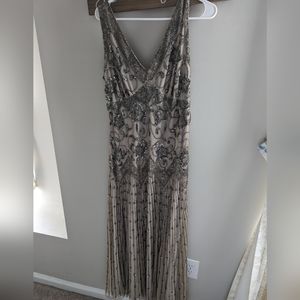 Size 12 pisarro nights vintage beaded gown